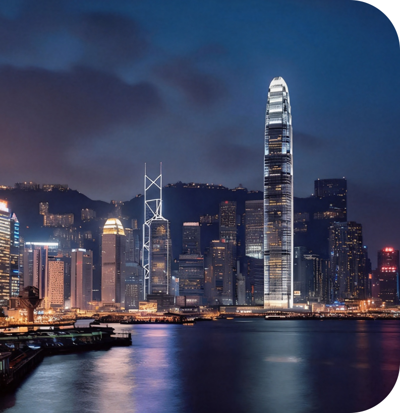 香港城市夜景
